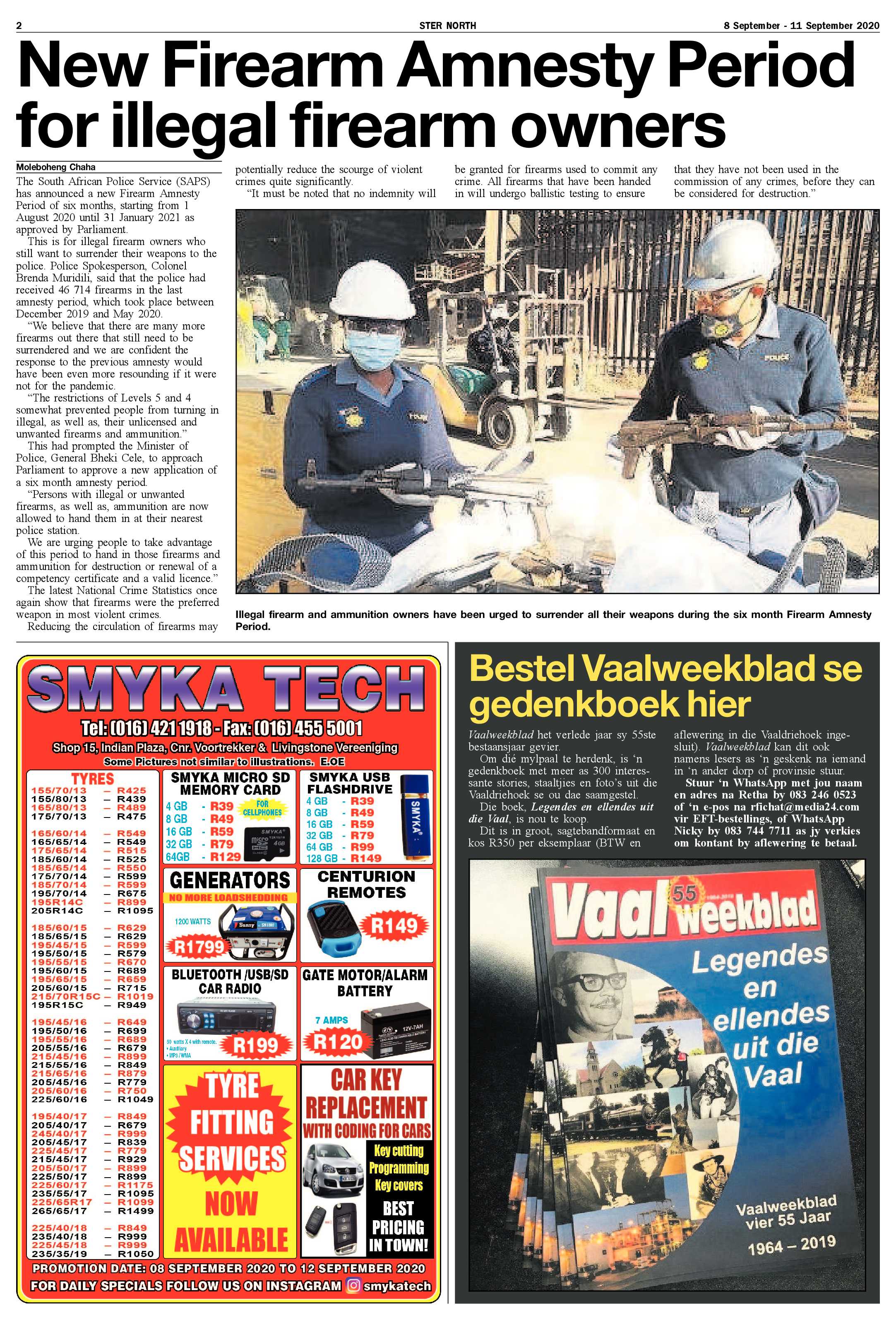 STER NORTH 8 September – 11 September 2020 page 2