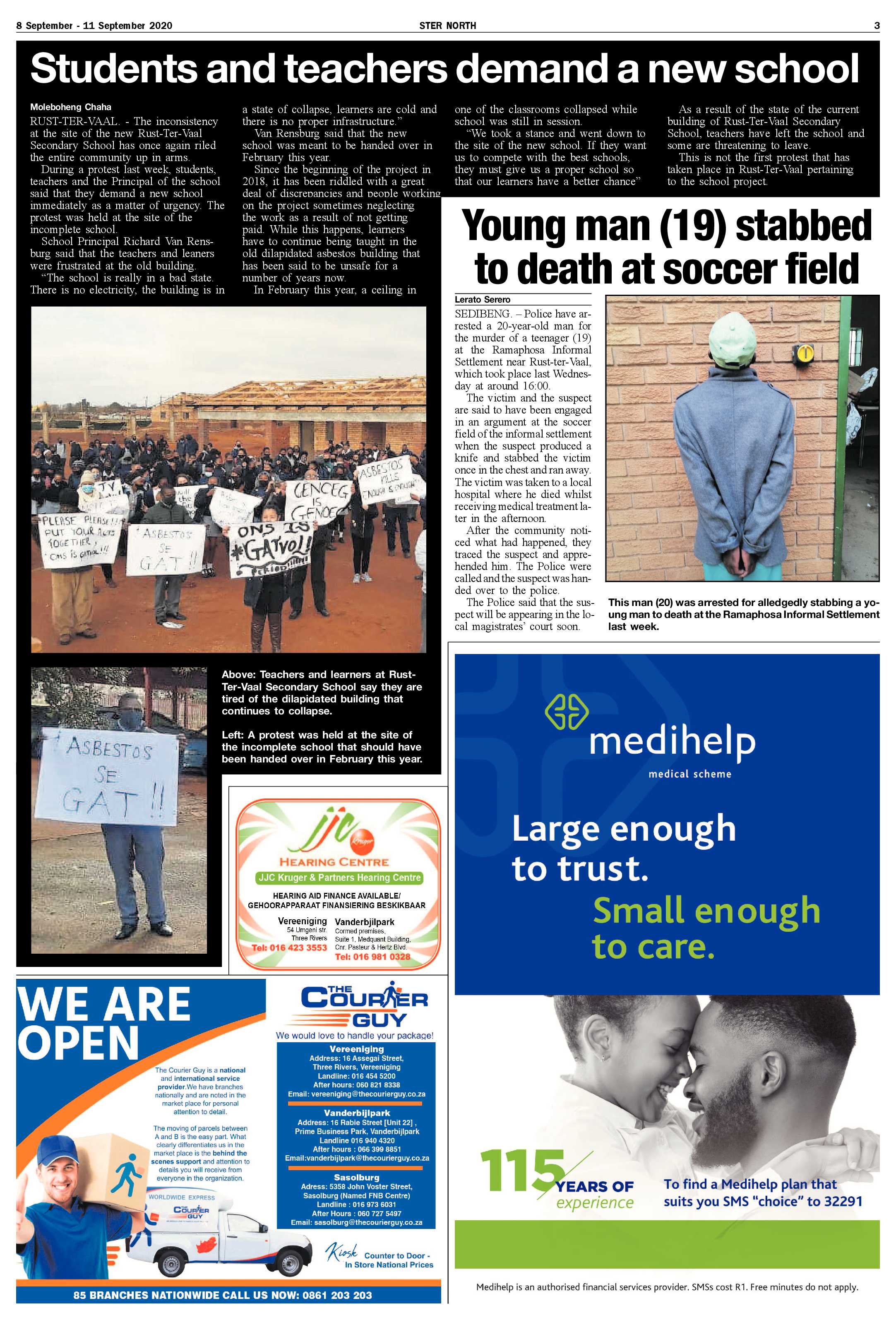 STER NORTH 8 September – 11 September 2020 page 3