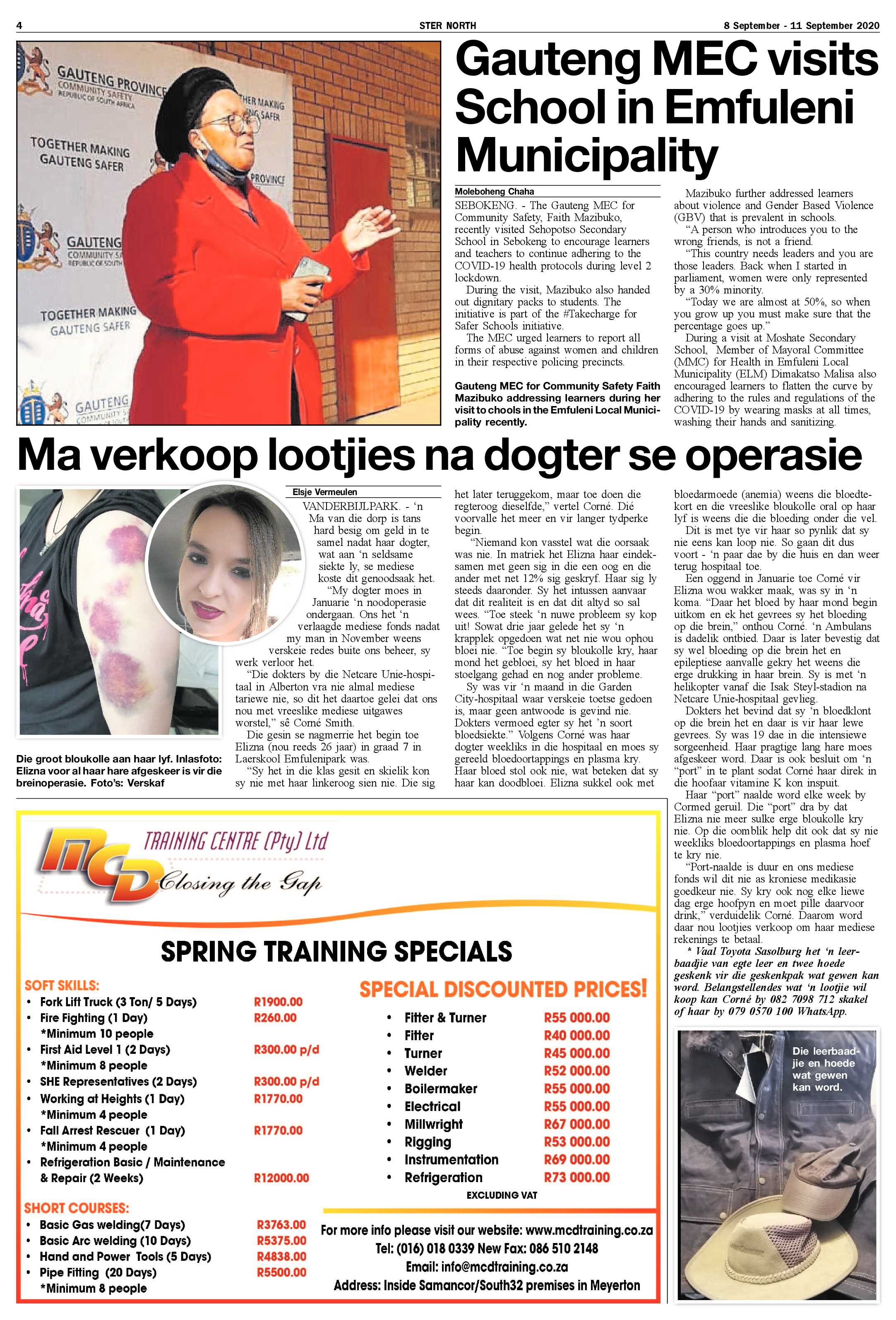 STER NORTH 8 September – 11 September 2020 page 4