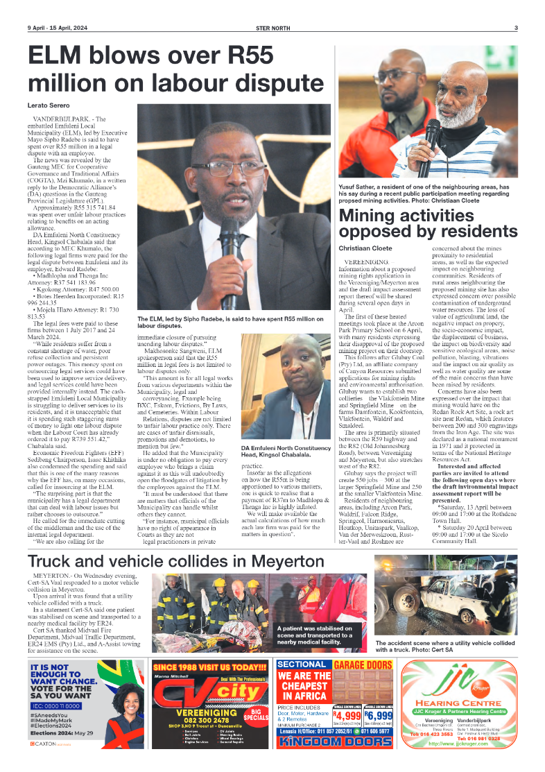 STER NORTH 9 April – 15 April, 2024 page 3