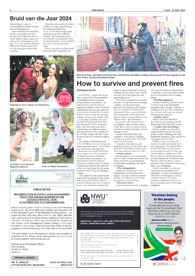 STER NORTH 9 April – 15 April, 2024 page 8