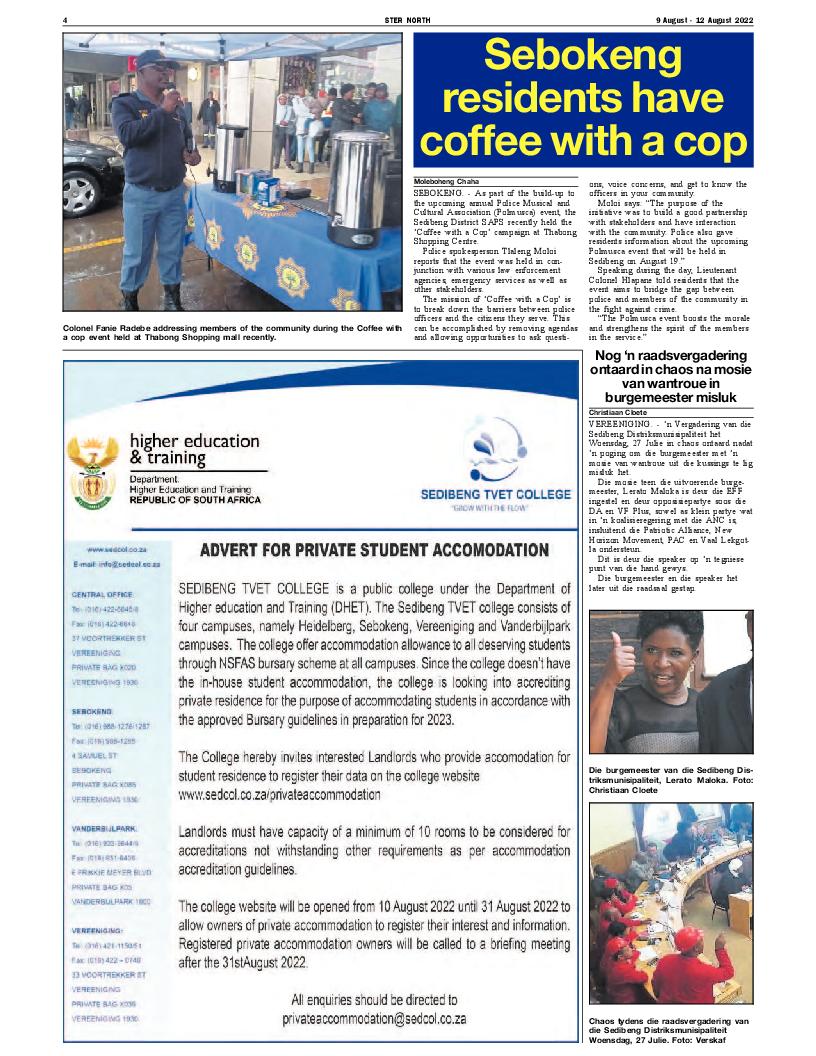 STER NORTH 9 August – 12 August 2022 page 4