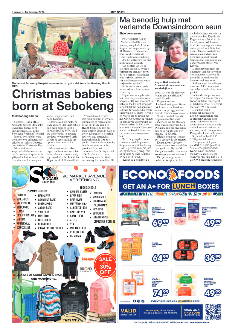 STER NORTH 9 January – 15 January, 2024 page 5