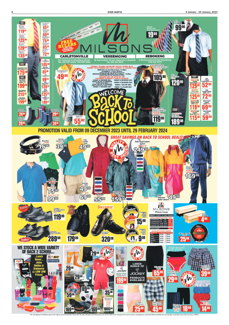 STER NORTH 9 January – 15 January, 2024 page 8