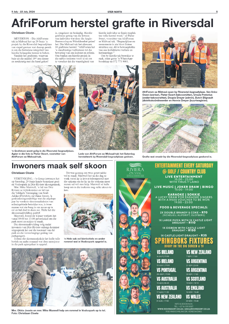 STER NORTH 9 July – 15 July, 2024 page 5