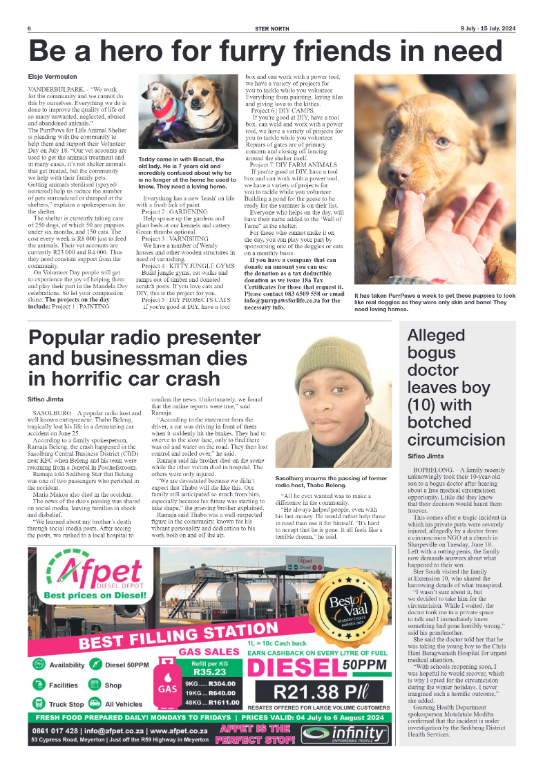 STER NORTH 9 July – 15 July, 2024 page 6
