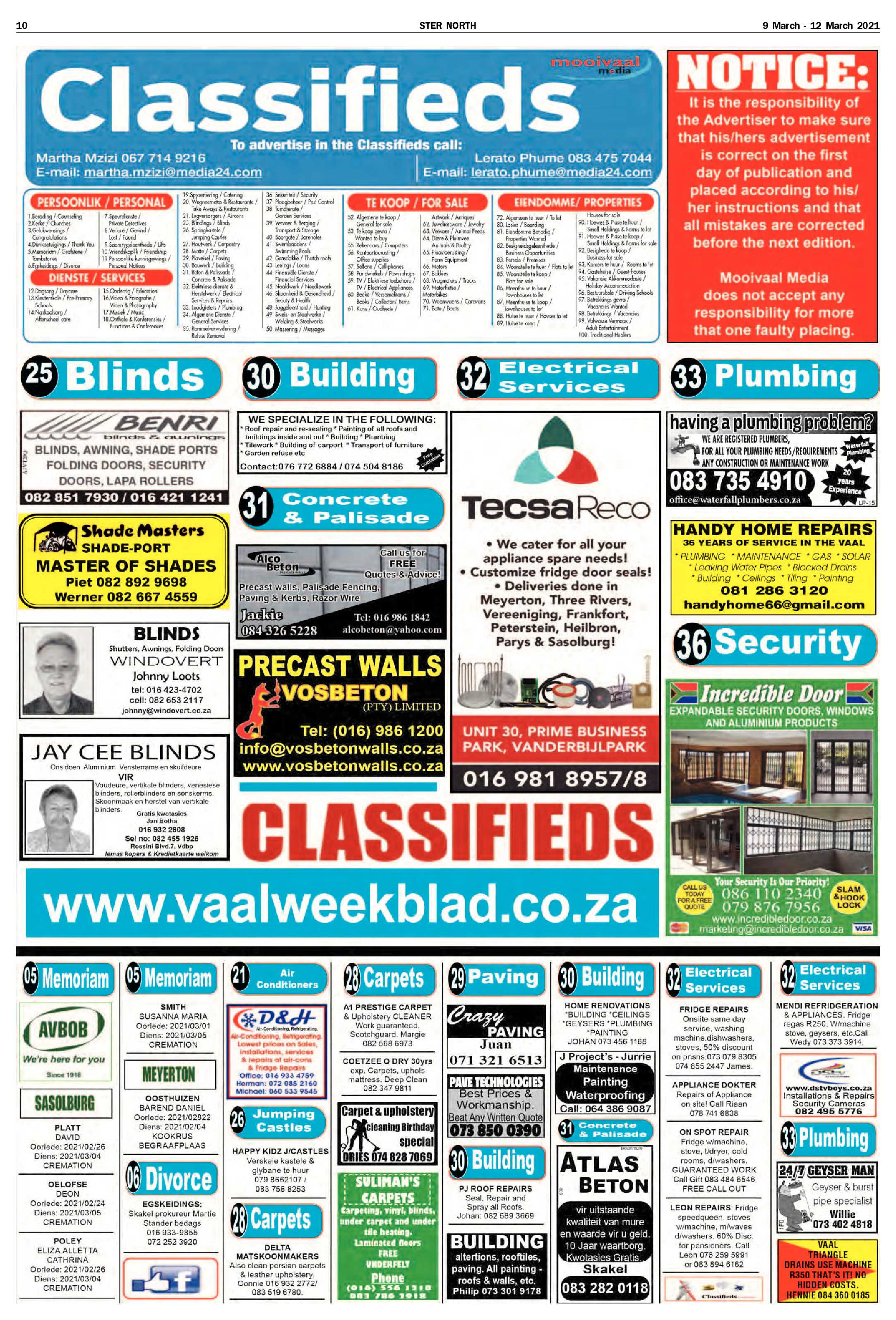STER NORTH 9 March – 12 March 2021 page 10