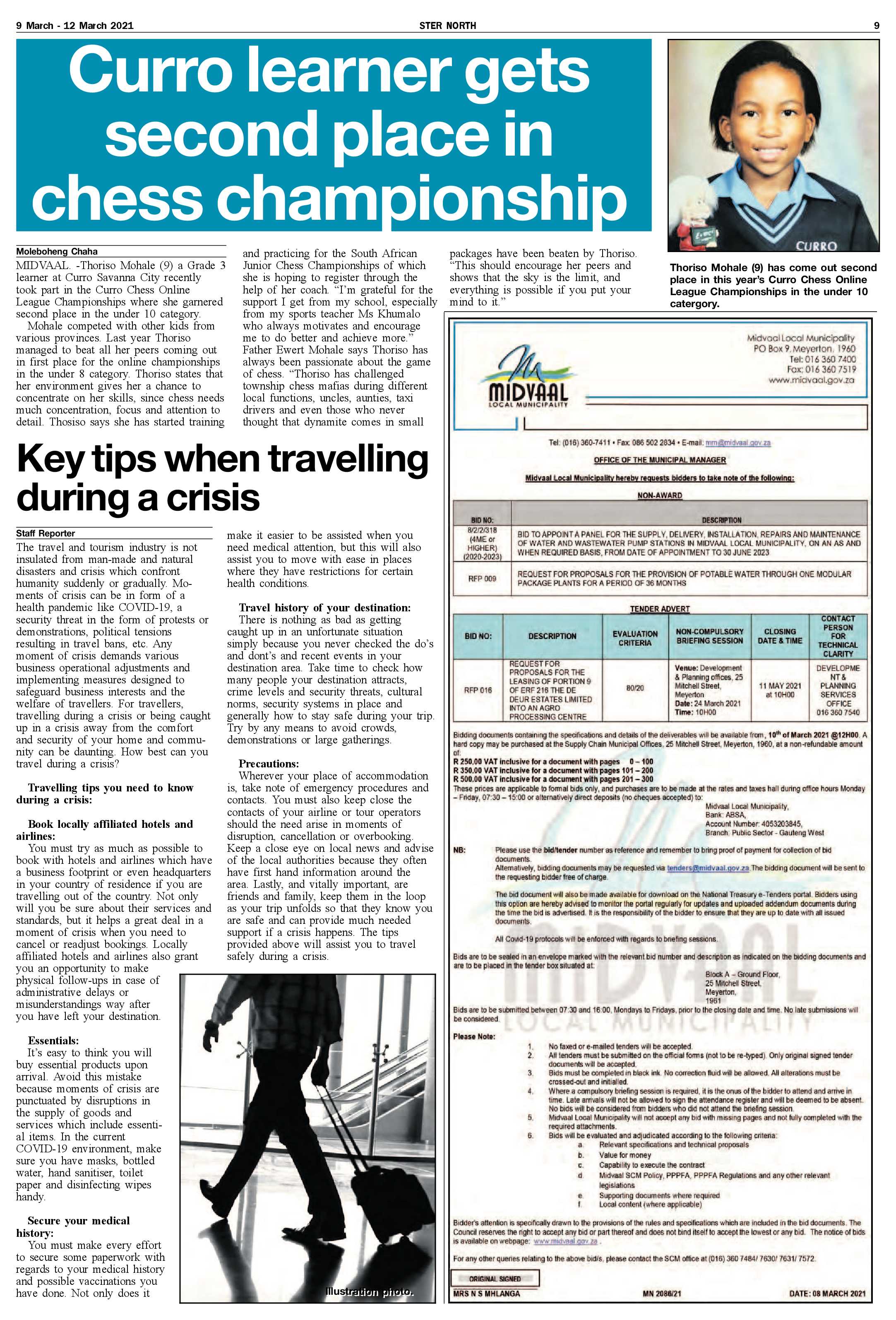 STER NORTH 9 March – 12 March 2021 page 9