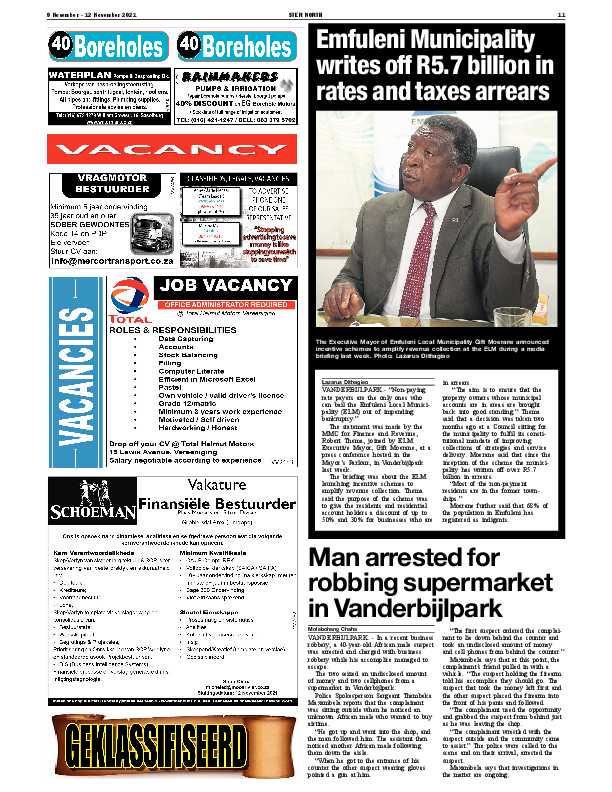 STER NORTH 9 November – 12 November 2021 page 11