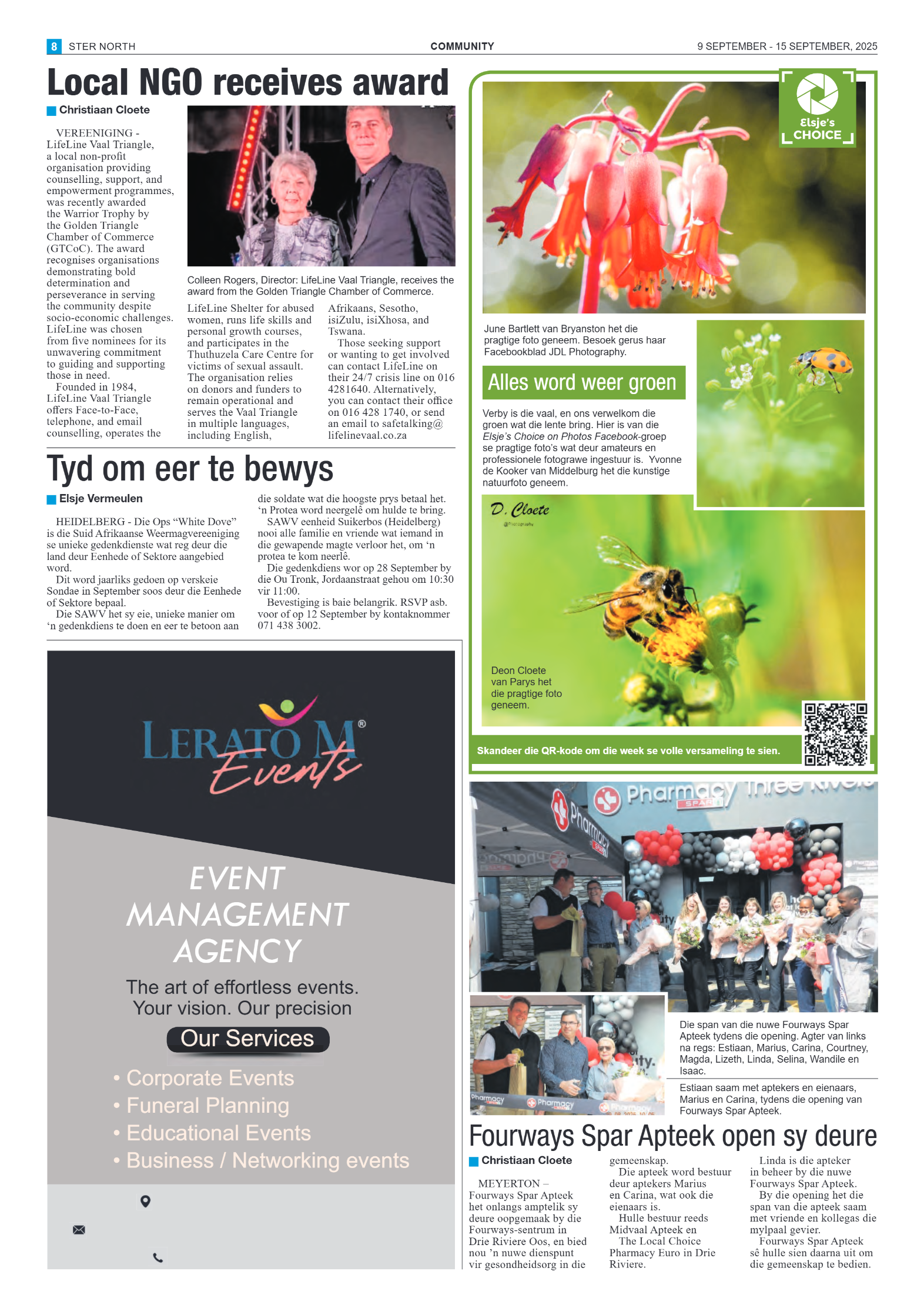 STER NORTH 9 SEPTEMBER – 15 SEPTEMBER, 2025 page 8
