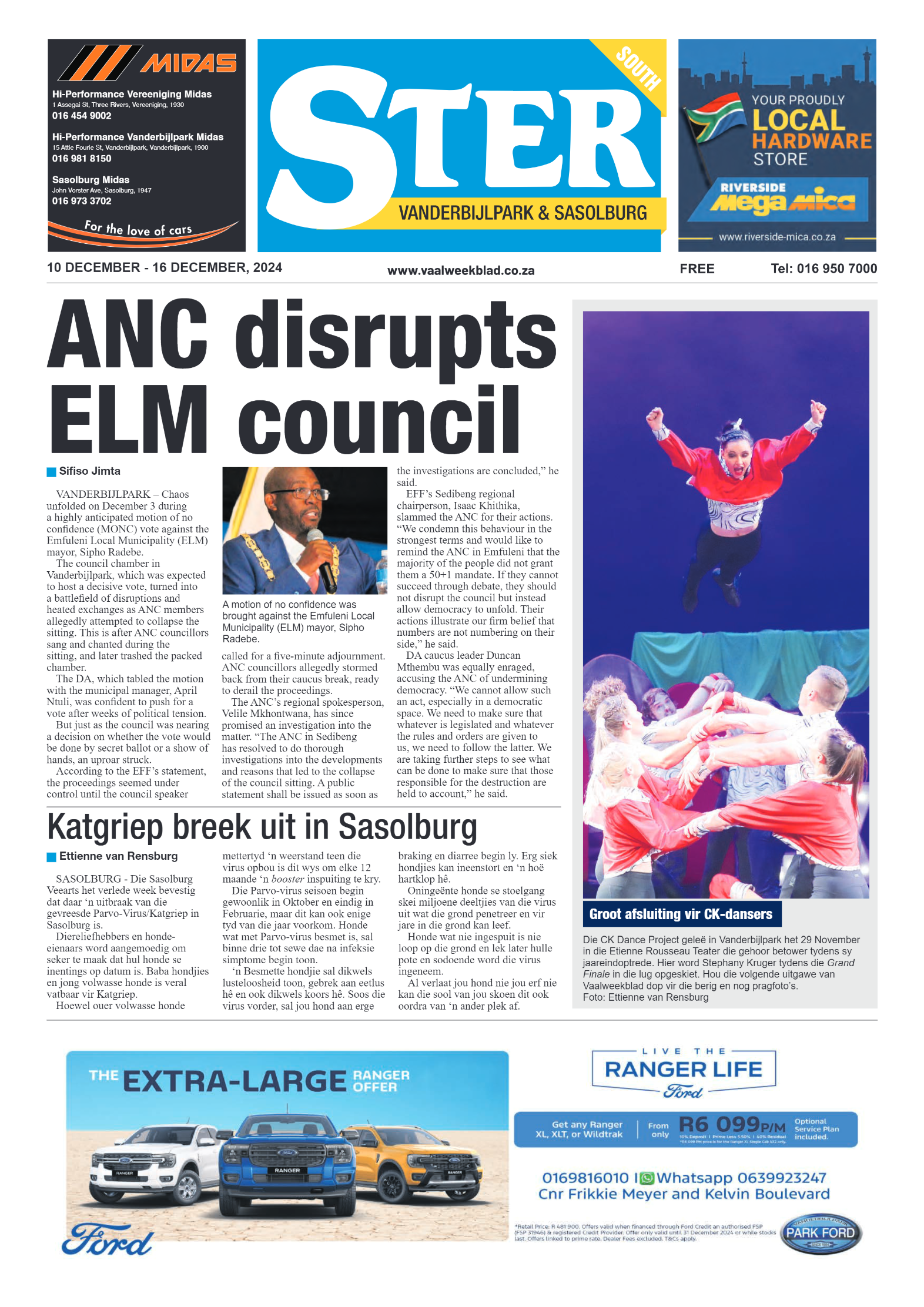 STER SOUTH 10 DECEMBER – 16 DECEMBER, 2024 page 1