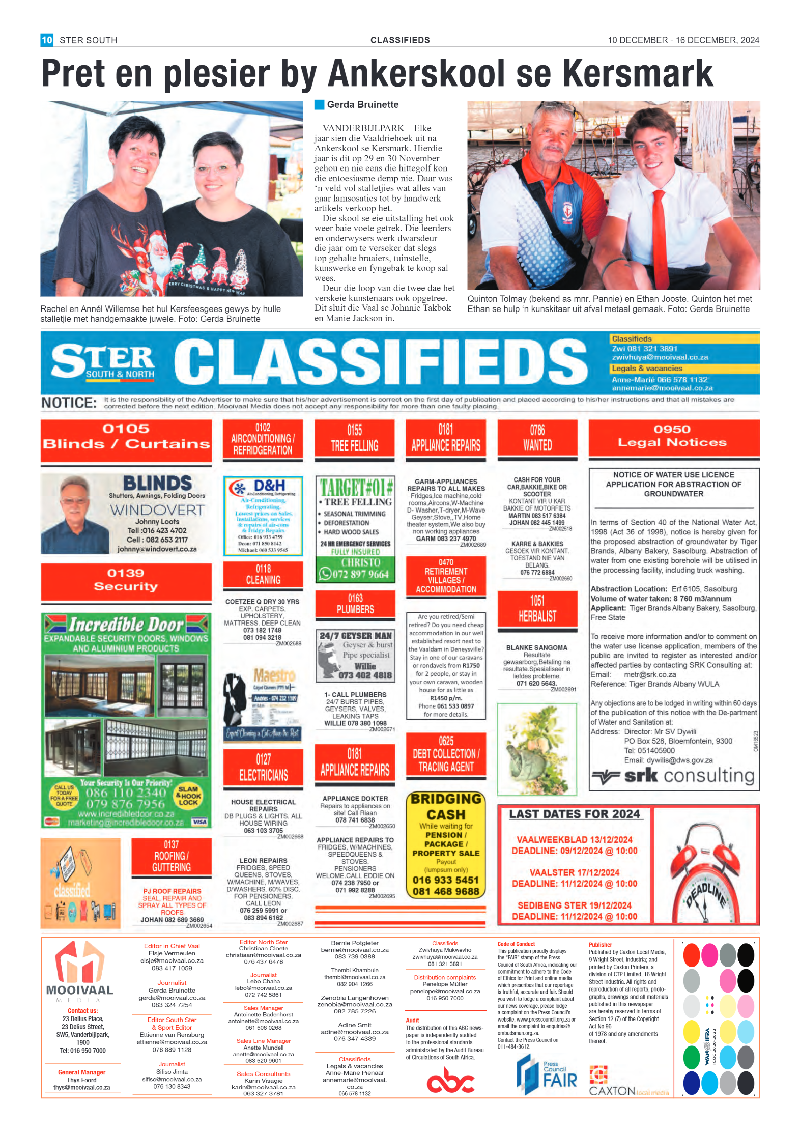 STER SOUTH 10 DECEMBER – 16 DECEMBER, 2024 page 10