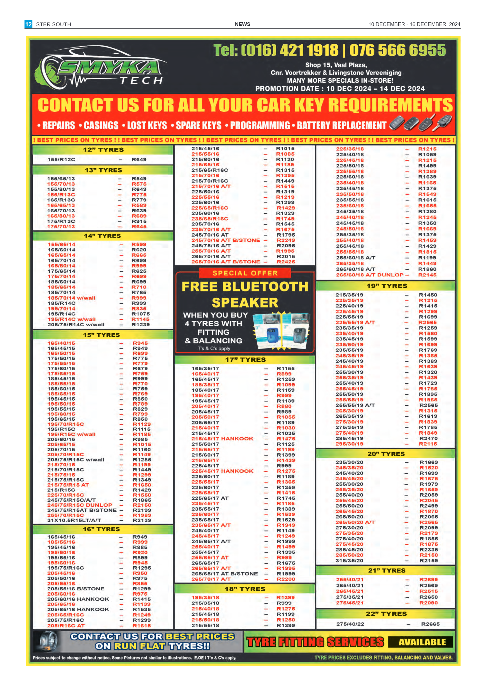 STER SOUTH 10 DECEMBER – 16 DECEMBER, 2024 page 12