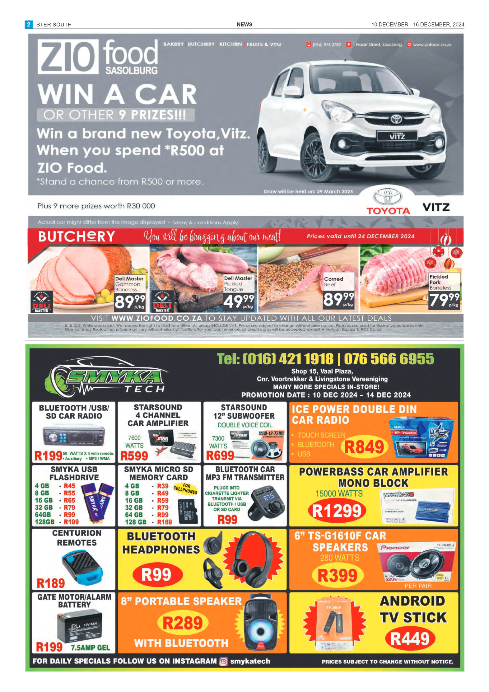STER SOUTH 10 DECEMBER – 16 DECEMBER, 2024 page 2