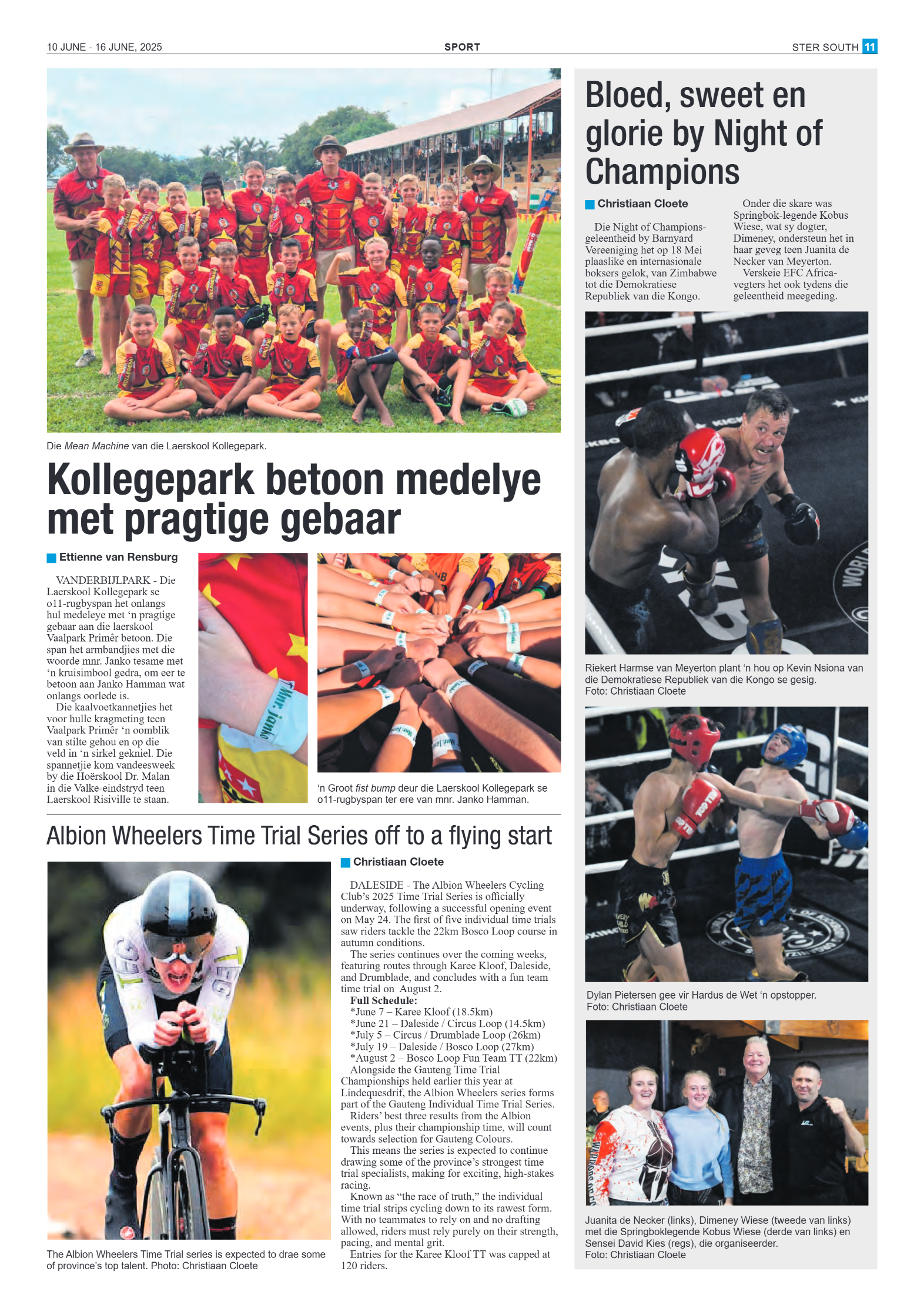 STER SOUTH 10 JUNE – 16 JUNE, 2025 page 11