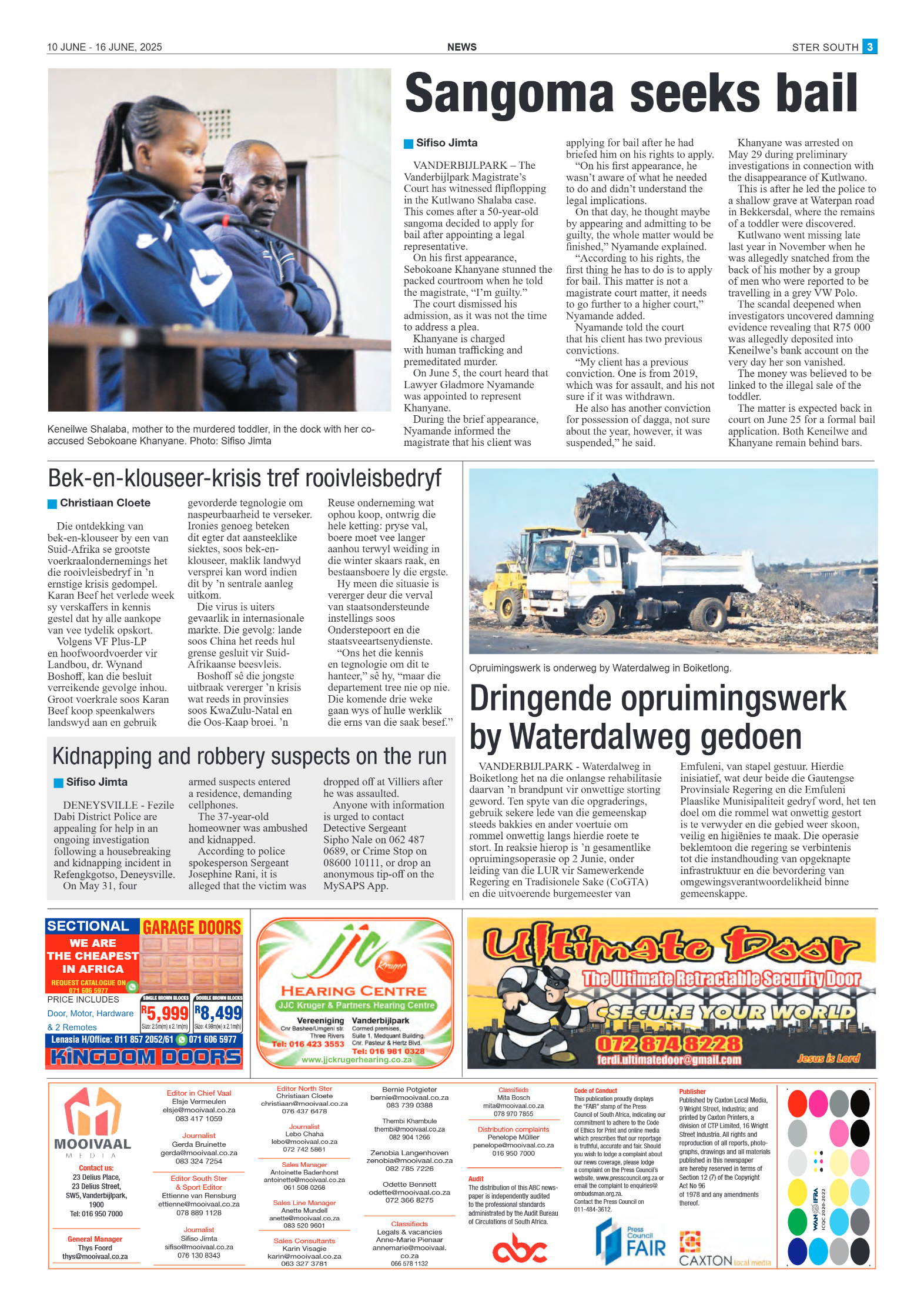 STER SOUTH 10 JUNE – 16 JUNE, 2025 page 3