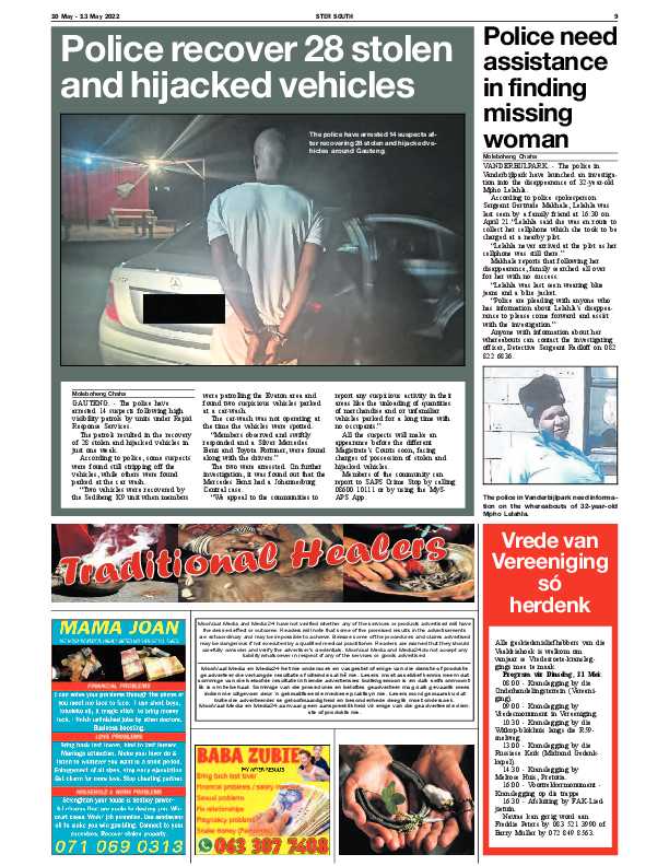 STER SOUTH 10 May – 13 May 2022 page 11