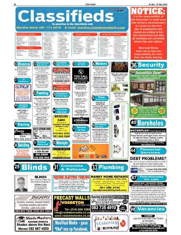 STER SOUTH 10 May – 13 May 2022 page 9