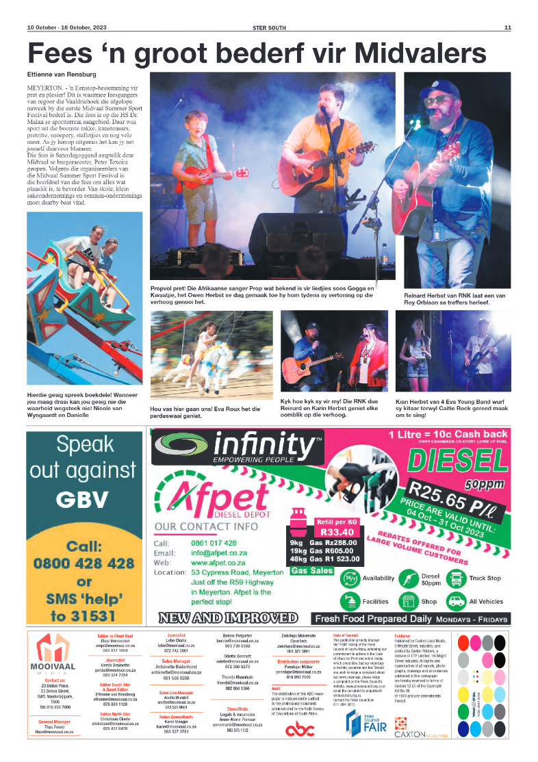 STER SOUTH 10 October – 16 October, 2023 page 11