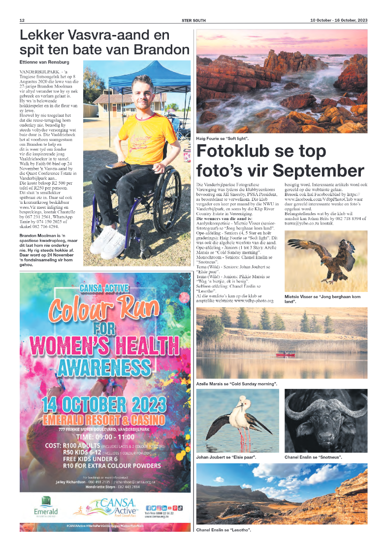 STER SOUTH 10 October – 16 October, 2023 page 12