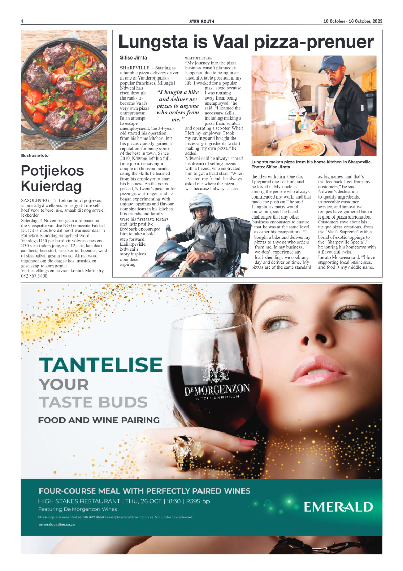 STER SOUTH 10 October – 16 October, 2023 page 4