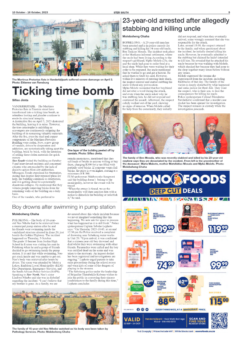 STER SOUTH 10 October – 16 October, 2023 page 5