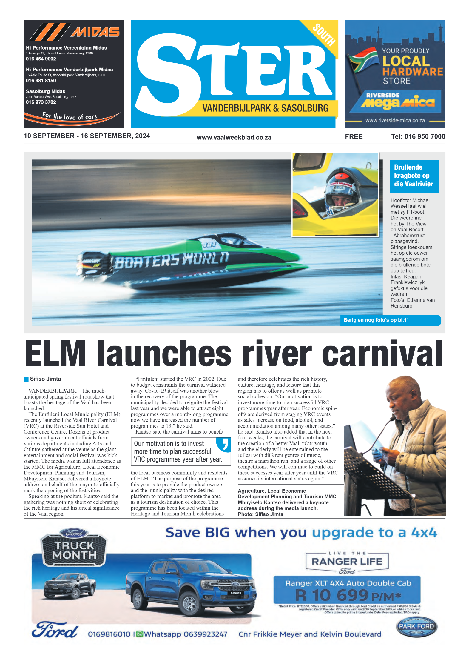 STER SOUTH 10 SEPTEMBER – 16 SEPTEMBER, 2024 page 1