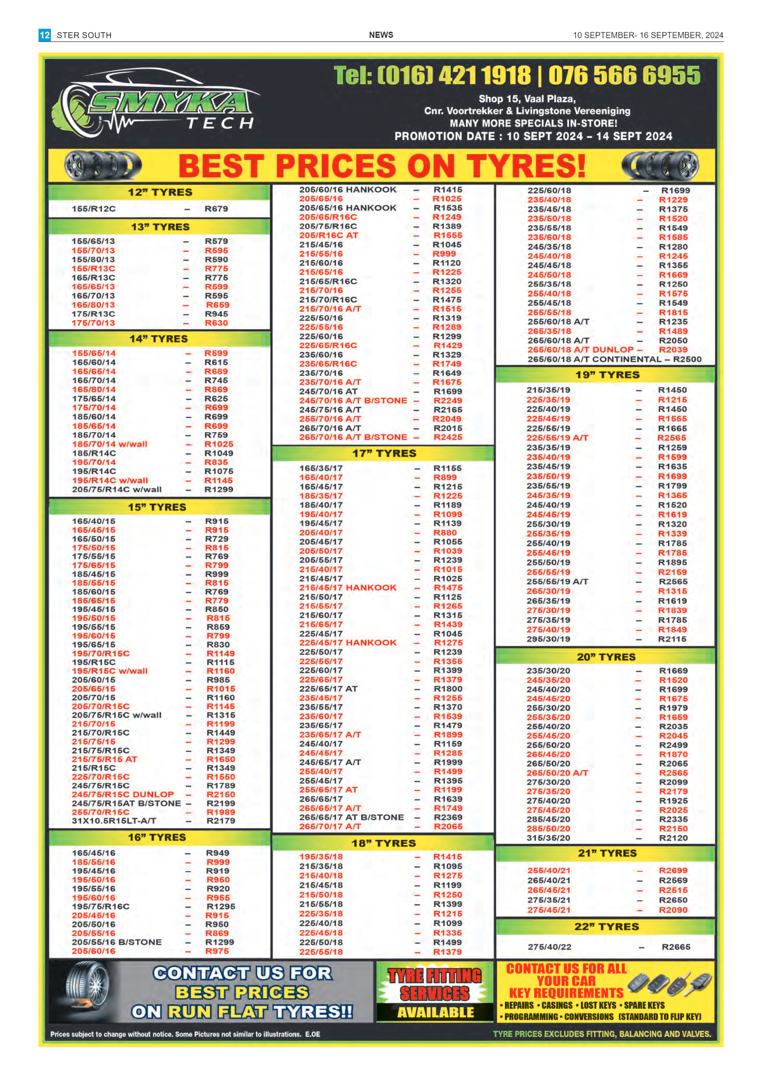 STER SOUTH 10 SEPTEMBER – 16 SEPTEMBER, 2024 page 12