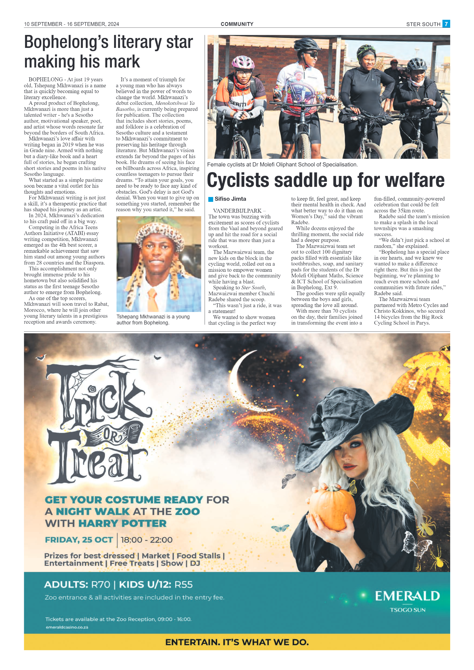 STER SOUTH 10 SEPTEMBER – 16 SEPTEMBER, 2024 page 7