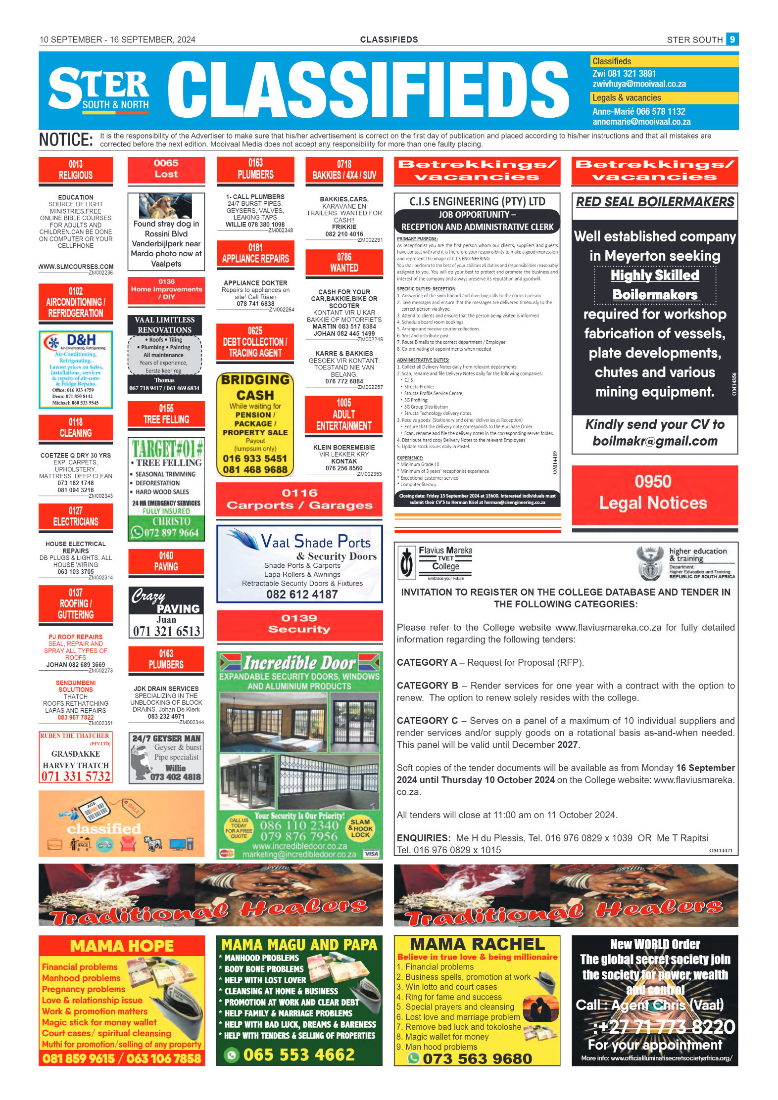 STER SOUTH 10 SEPTEMBER – 16 SEPTEMBER, 2024 page 9