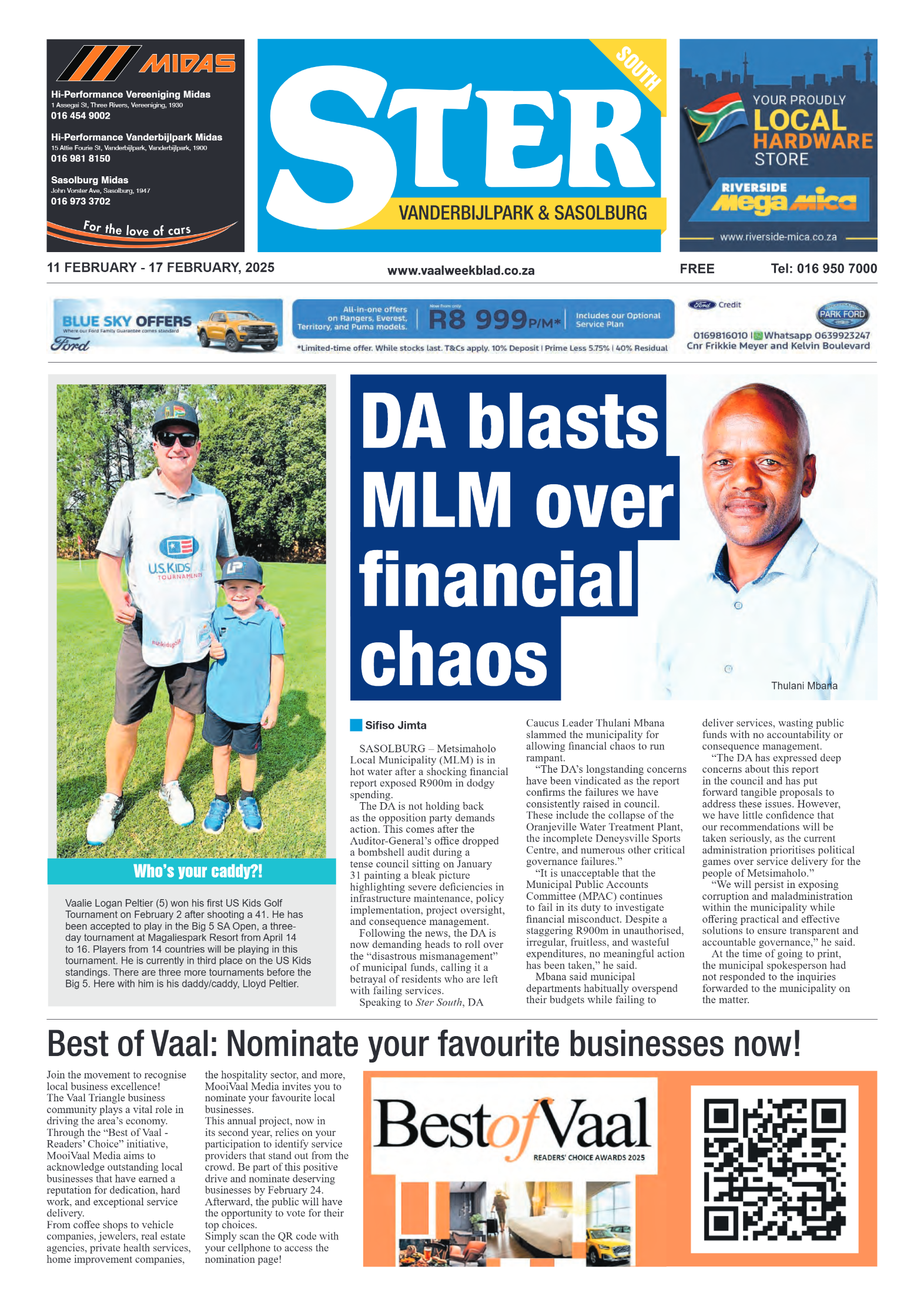STER SOUTH 11 FEBRUARY – 17 FEBRUARY, 2025 page 1