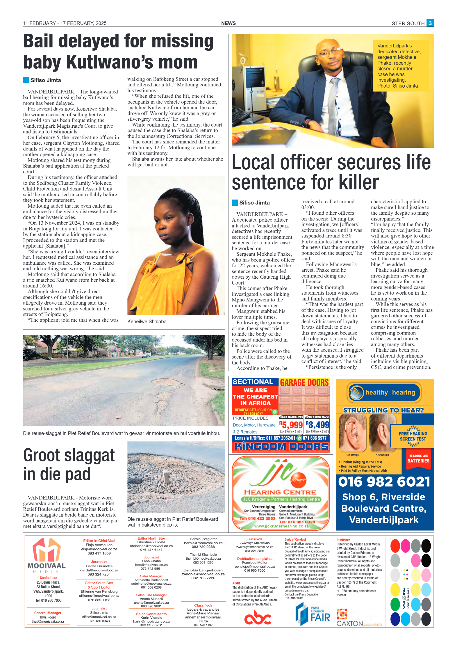 STER SOUTH 11 FEBRUARY – 17 FEBRUARY, 2025 page 3