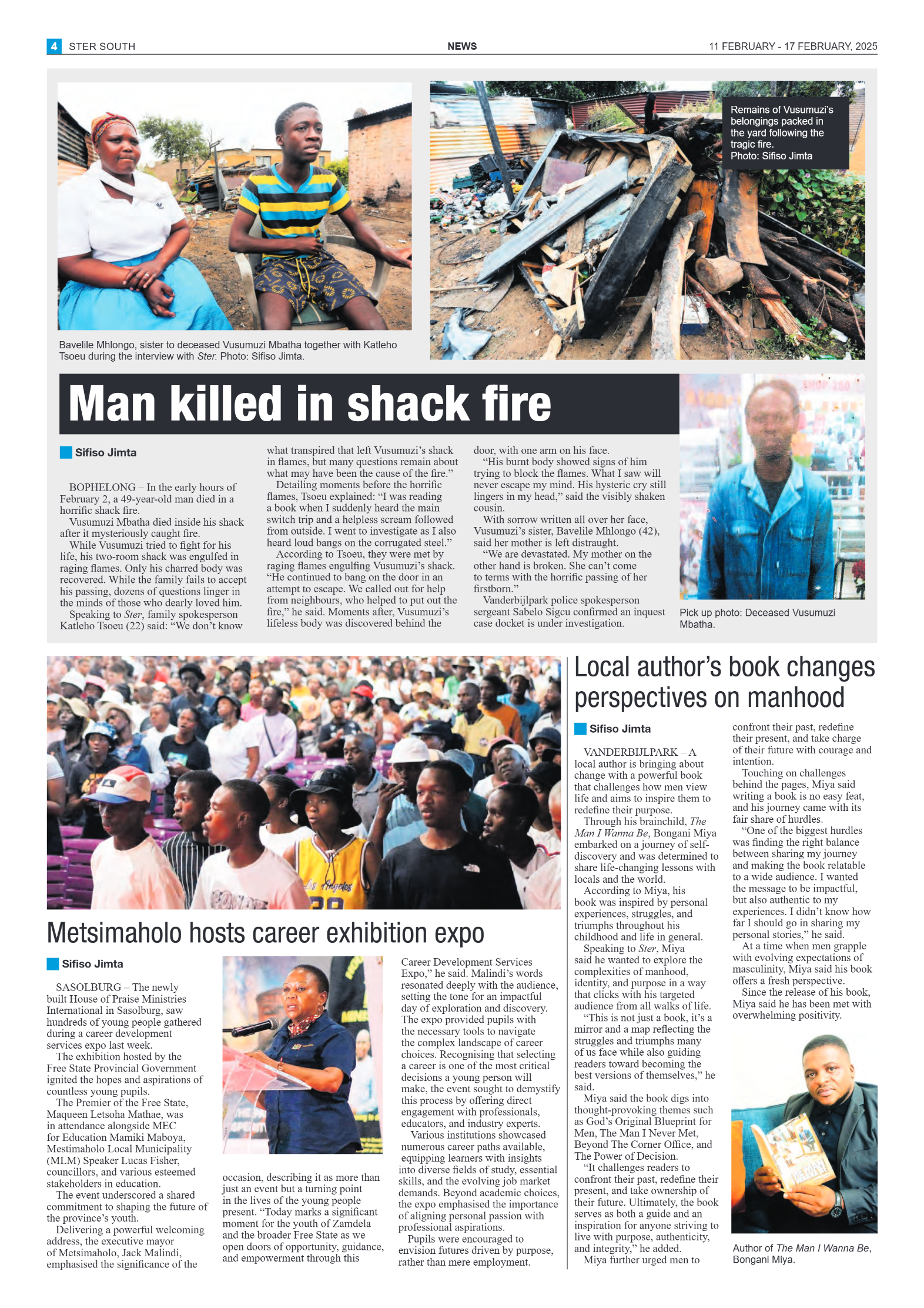 STER SOUTH 11 FEBRUARY – 17 FEBRUARY, 2025 page 4