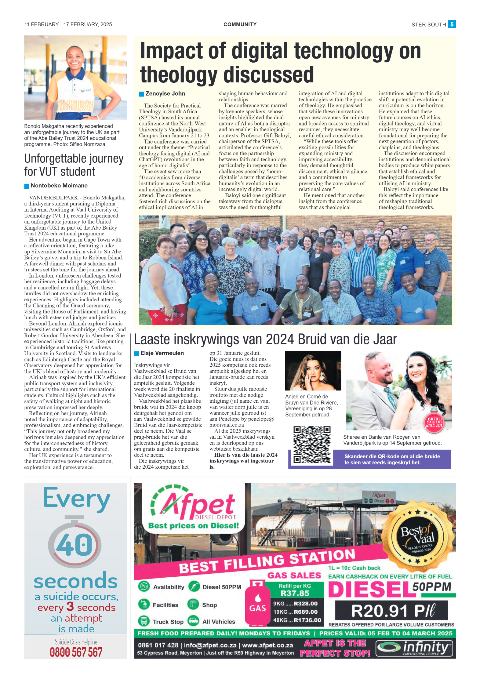 STER SOUTH 11 FEBRUARY – 17 FEBRUARY, 2025 page 5