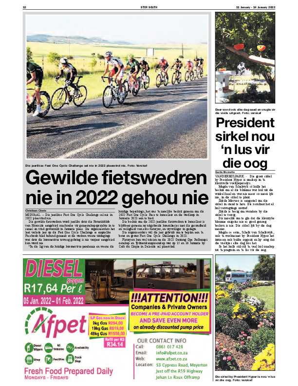 STER SOUTH 11 January – 14 January 2022 page 12