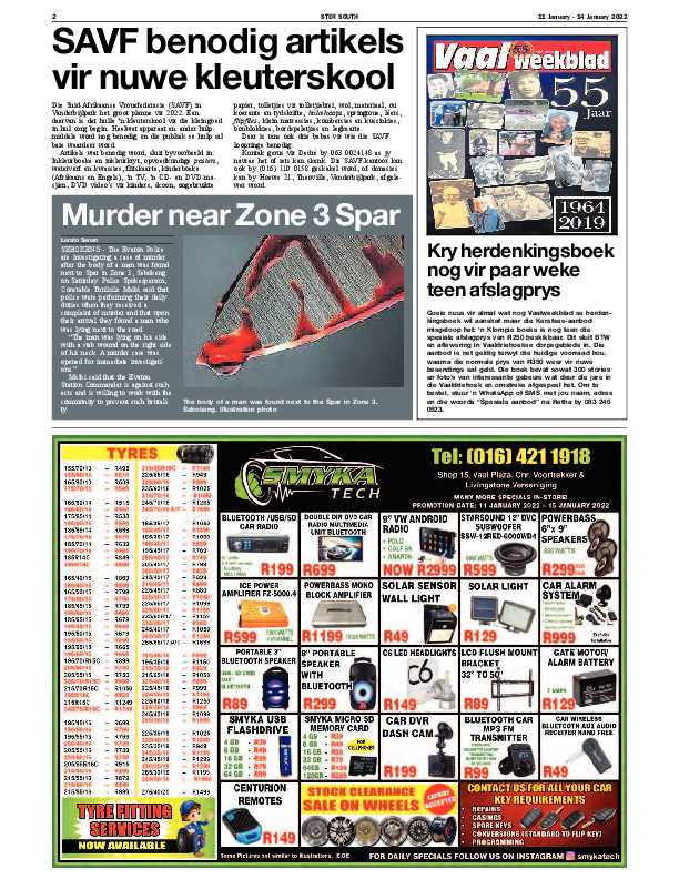 STER SOUTH 11 January – 14 January 2022 page 2