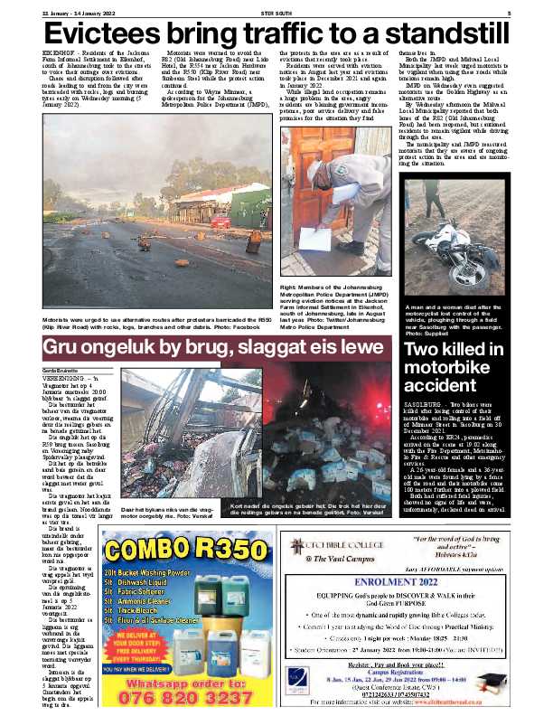 STER SOUTH 11 January – 14 January 2022 page 5