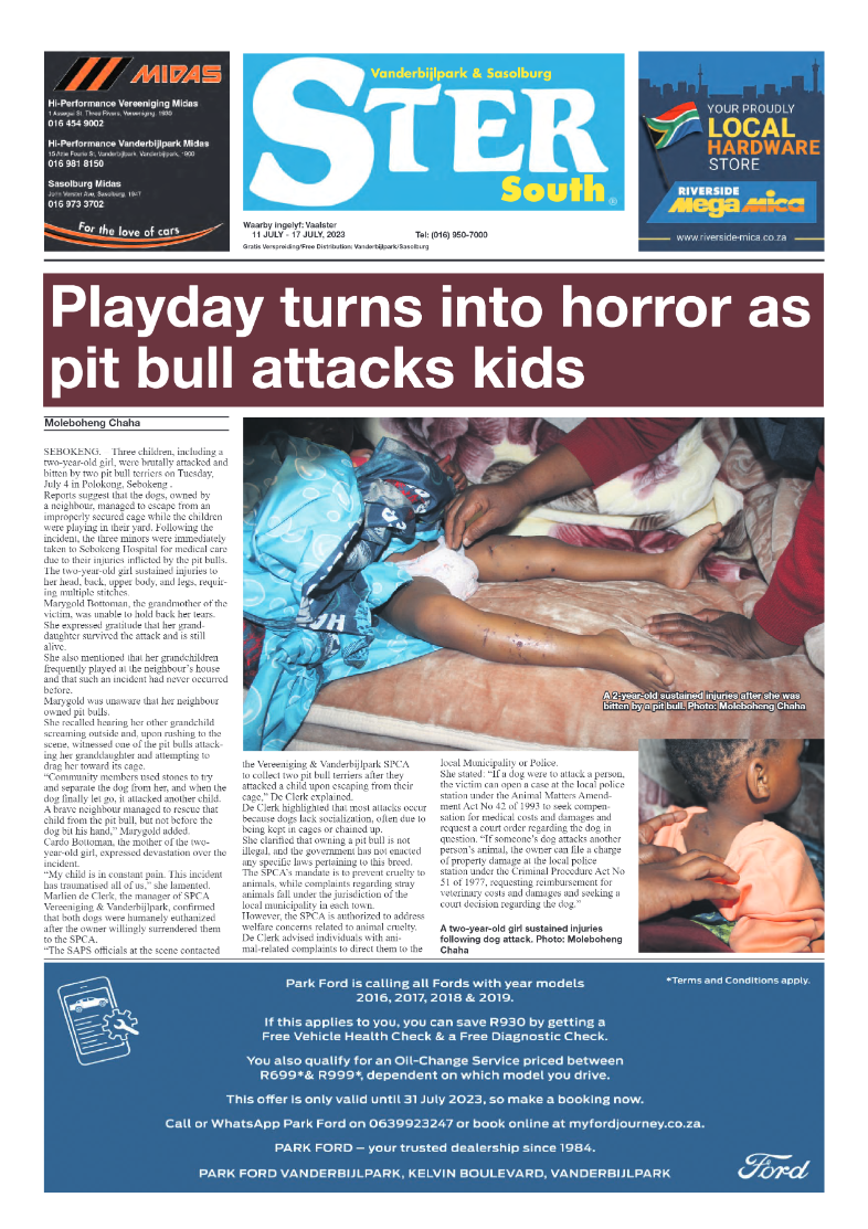 STER SOUTH 11 July – 17 July, 2023 page 1