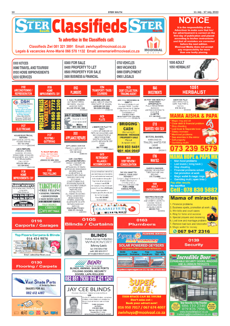 STER SOUTH 11 July – 17 July, 2023 page 10