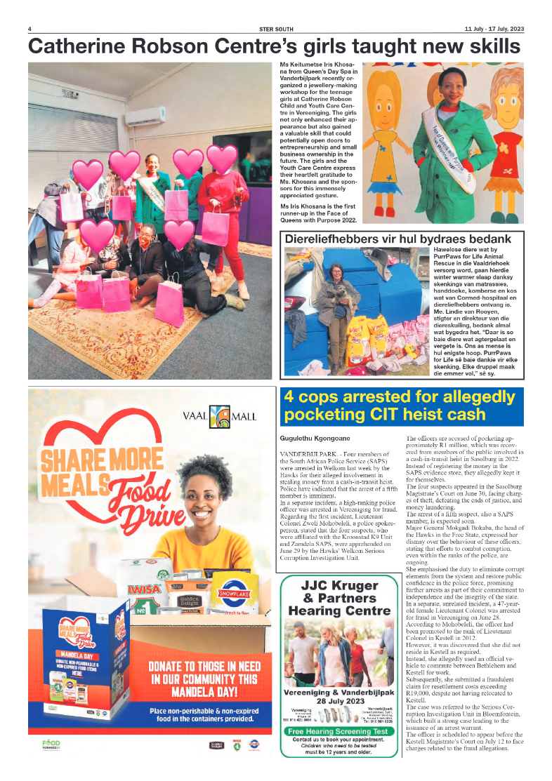 STER SOUTH 11 July – 17 July, 2023 page 4