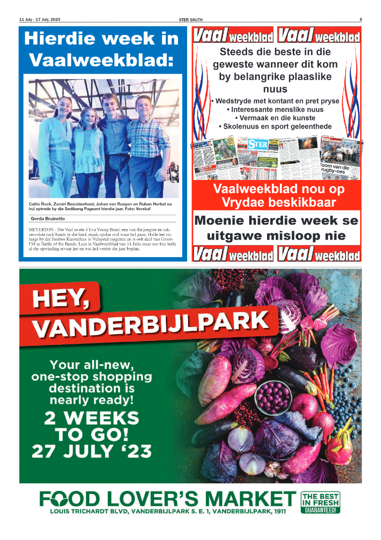 STER SOUTH 11 July – 17 July, 2023 page 5