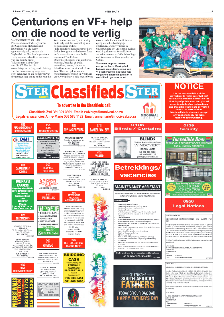 STER SOUTH 11 June – 17 June, 2024 page 9
