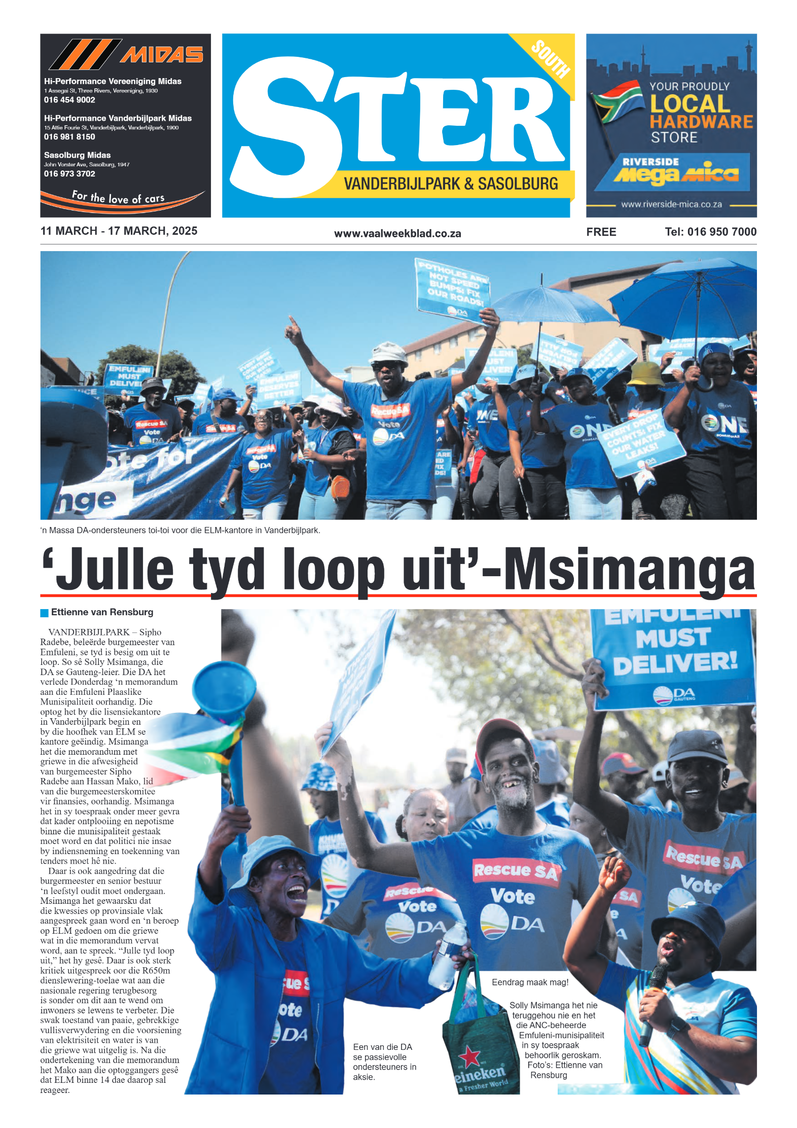 STER SOUTH 11 MARCH – 17 MARCH, 2025 page 1