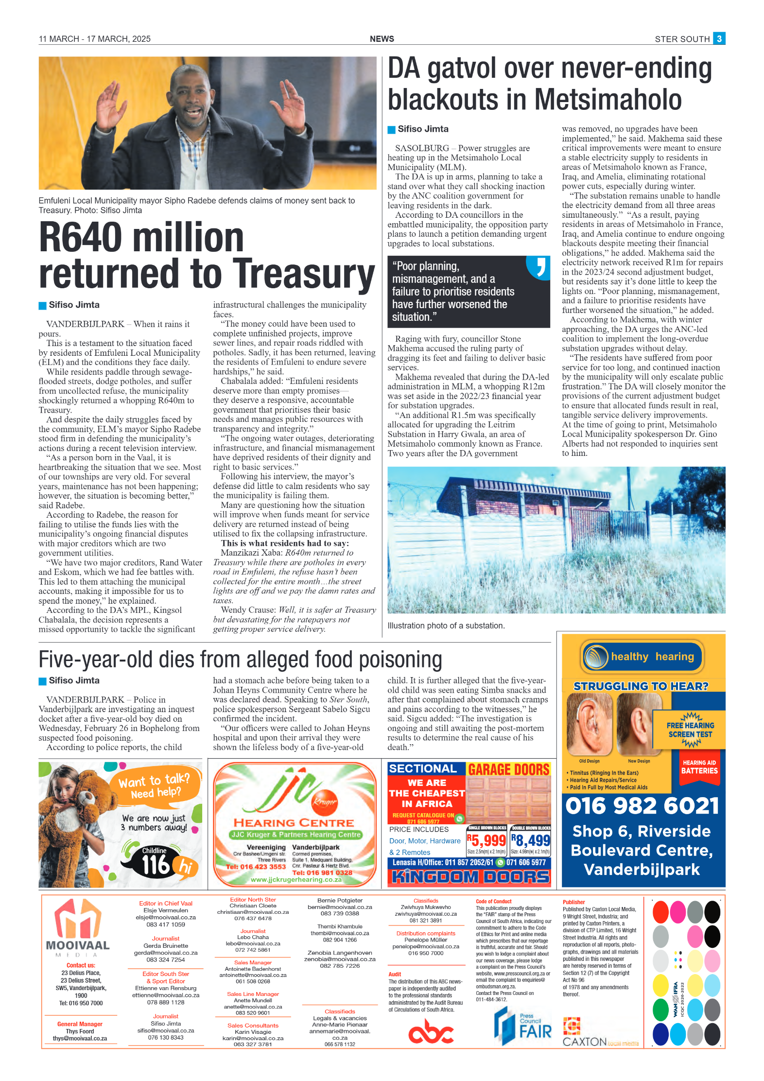 STER SOUTH 11 MARCH – 17 MARCH, 2025 page 3