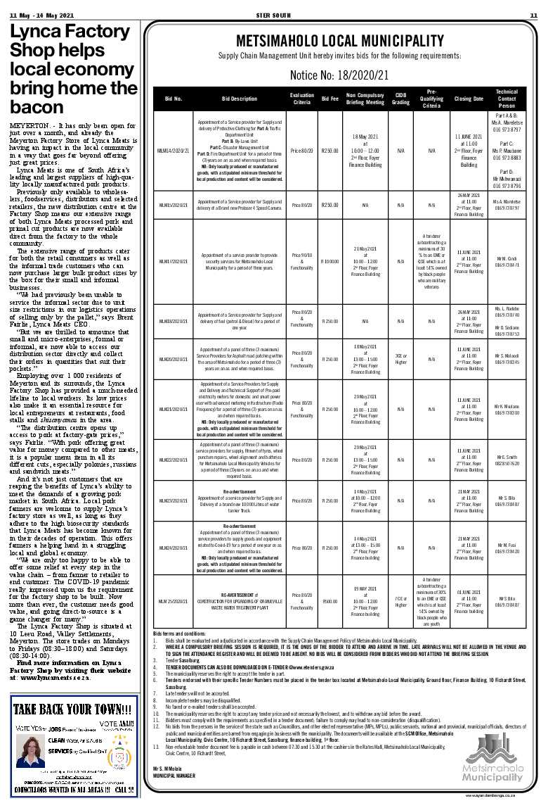 STER SOUTH 11 May – 14 May 2021 page 11