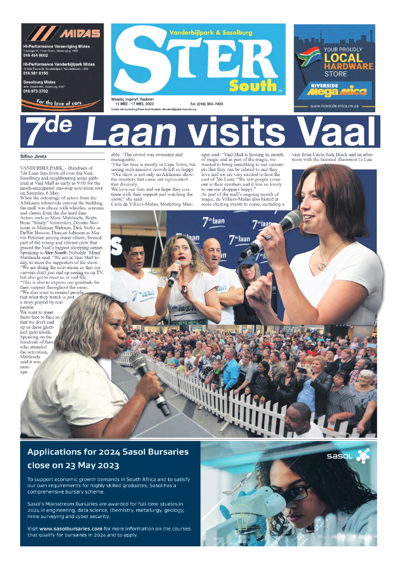 STER SOUTH 11 Mei – 17 Mei, 2023 page 1