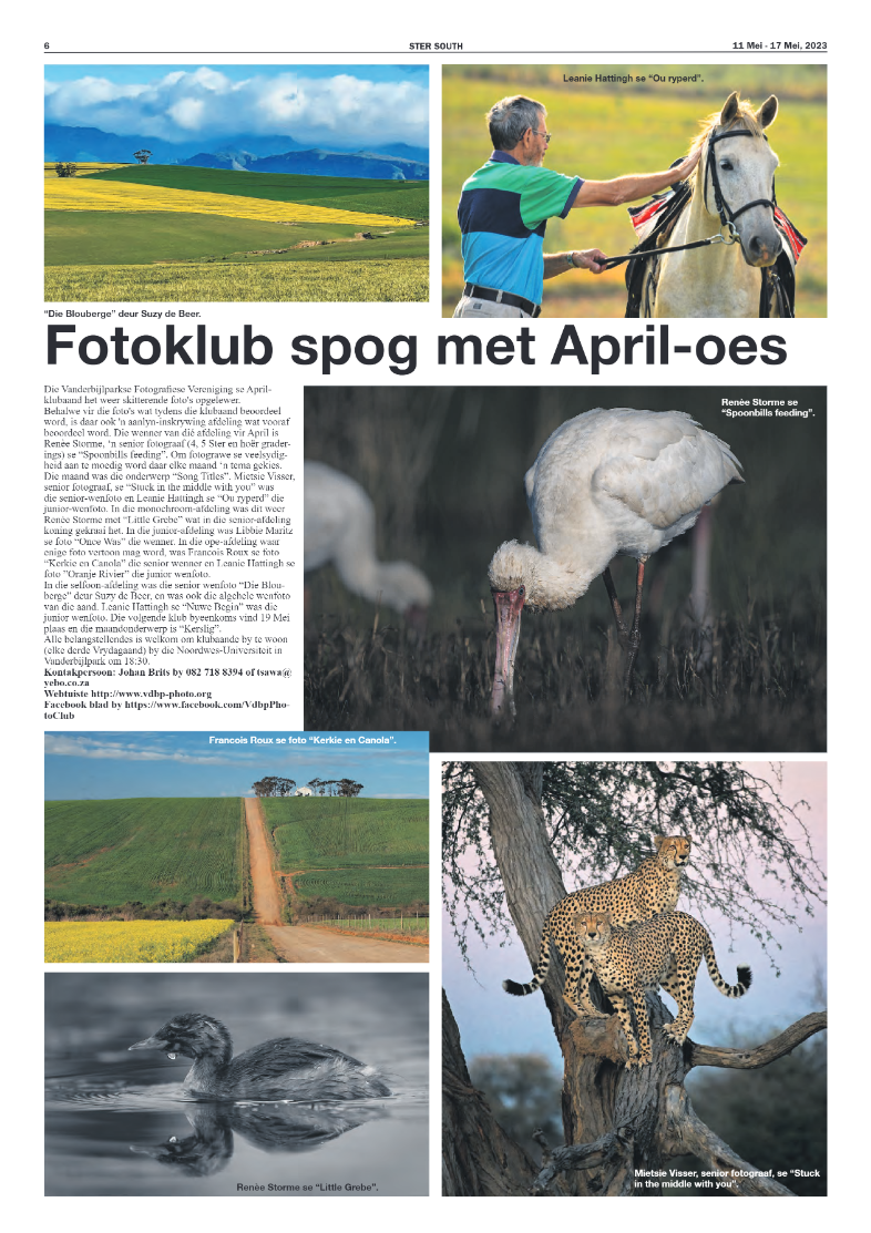 STER SOUTH 11 Mei – 17 Mei, 2023 page 6
