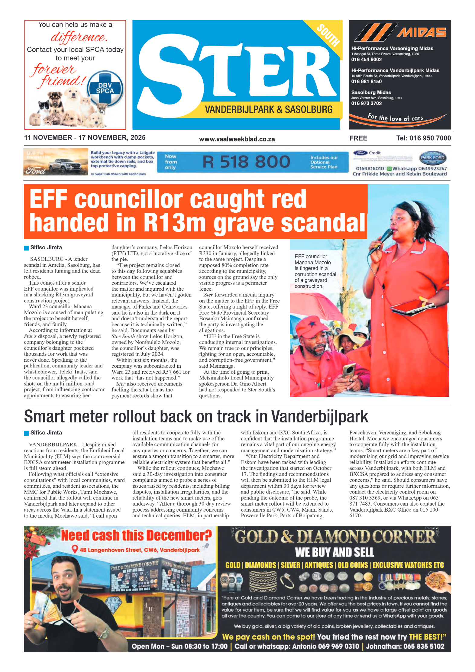 STER SOUTH 11 NOVEMBER – 17 NOVEMBER, 2025 page 1