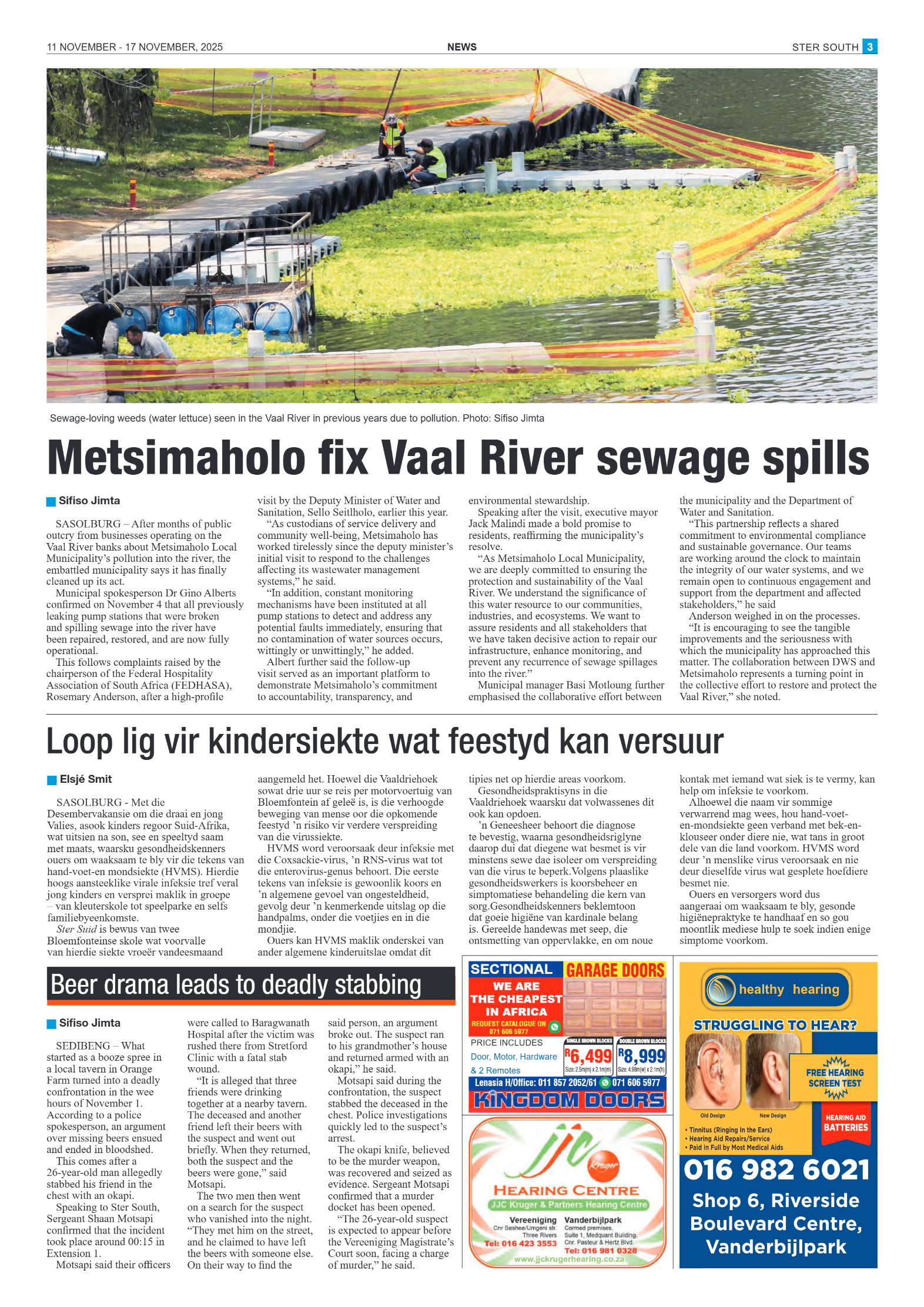 STER SOUTH 11 NOVEMBER – 17 NOVEMBER, 2025 page 3
