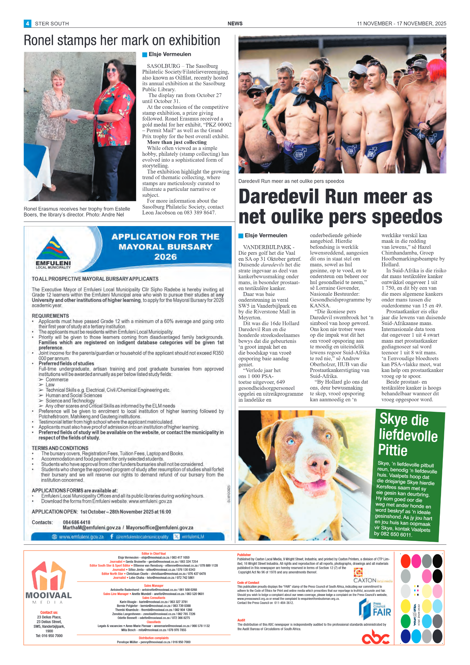 STER SOUTH 11 NOVEMBER – 17 NOVEMBER, 2025 page 4